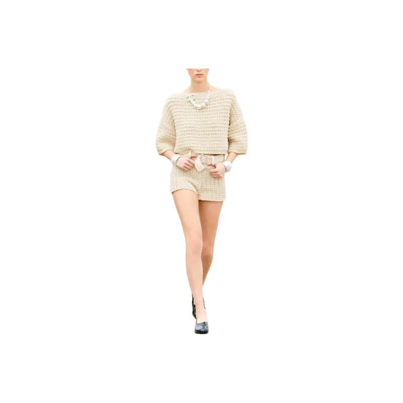 CHANEL Casual Shorts Women's Beige-0