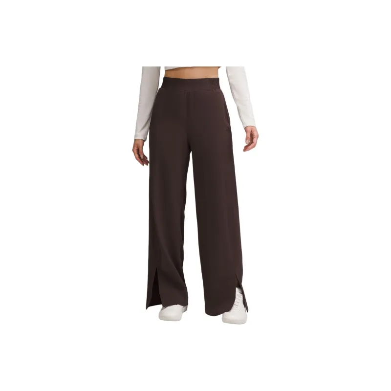 Lululemon Stretch Woven Wide Leg High Rise Pants Asia Fit Knitted Sports Pants Women's-15