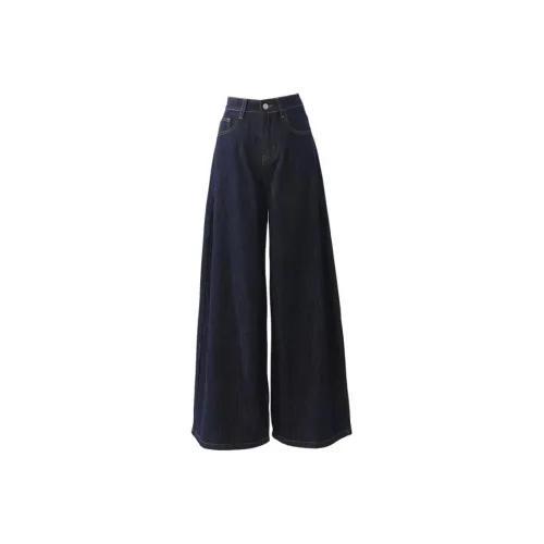 Wen Shan Jeans Women's Dark Blue