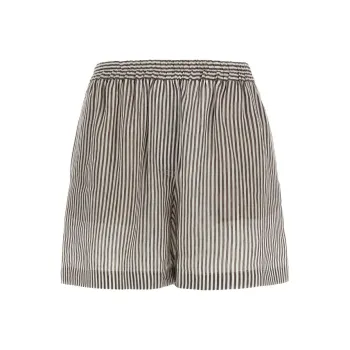Brunello Cucinelli Striped Straight Shorts