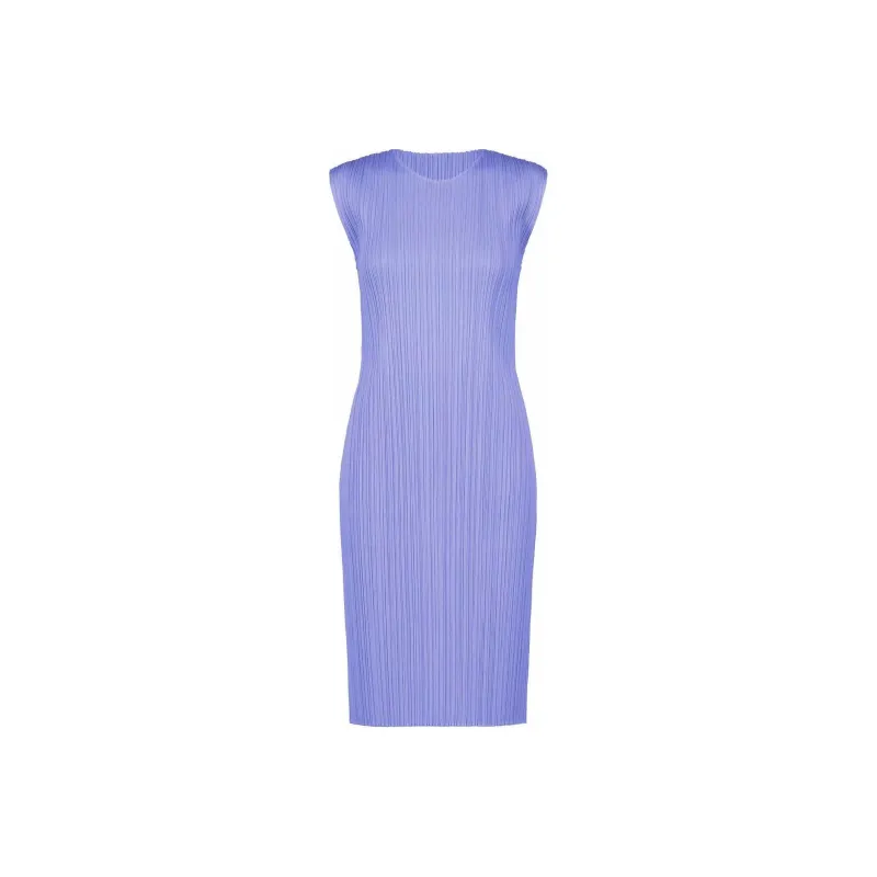PLEATS PLEASE ISSEY MIYAKE Sleeveless Dress Women's Blue-0