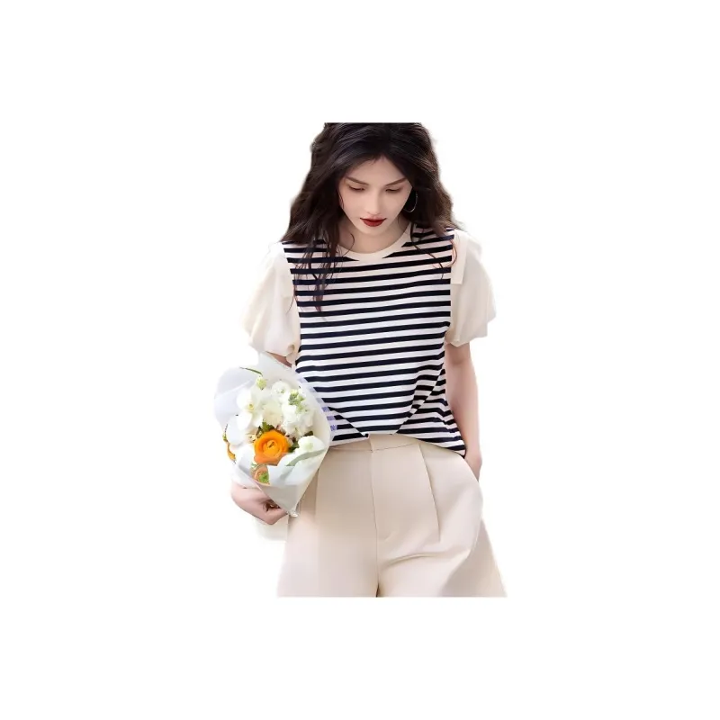 Flowers In Water T Shirt Women's-4
