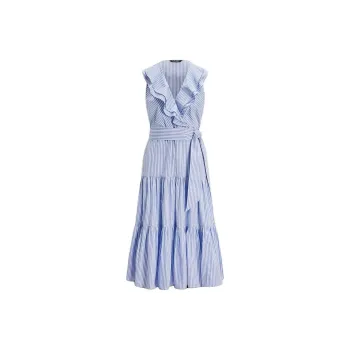 Polo Ralph Lauren SS24 Sleeveless Dress Women's Blue