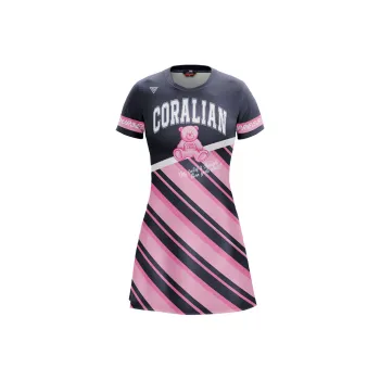 CORALIAN Short Sleeved Dress Women's Pink