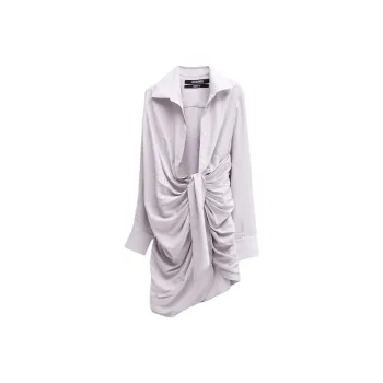 Jacquemus La Robe Bahia Dress 'Lilac/Grey'