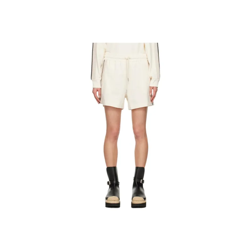 Moncler Knitted trim Track Shorts-0