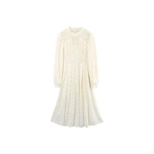 A Paradise For Awakening Long-Sleeved Dresses Women's Beige
