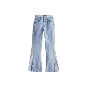 Hollister Jeans Women's Light-Coloured Wash