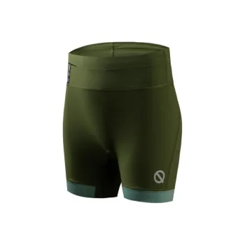 Qinkung Casual Shorts Women's Olive Green