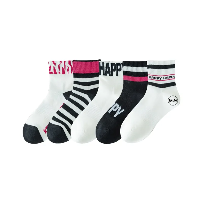 SOIE Ankle Socks Women's 5 Pack-0