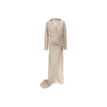 GIUSEPPE DI MORABITO Buckle detail Maxi Dress