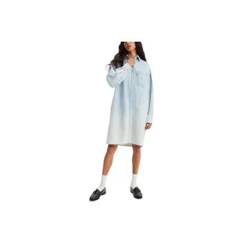 Levis Long Sleeved Dresses Women's Blue