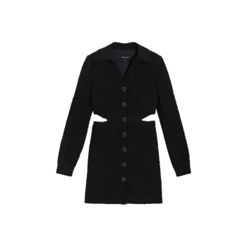 Bebe Long Sleeved Dresses Women's Black