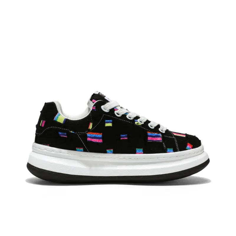 AD Height Increasing Breathable Low Top Skateboard Shoes Men's-6