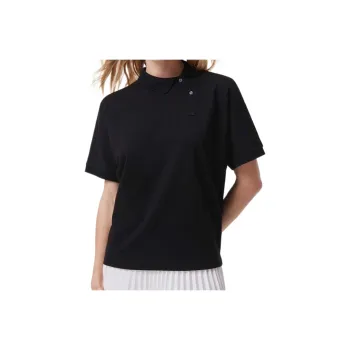 LACOSTE Polo Shirt Women's Black
