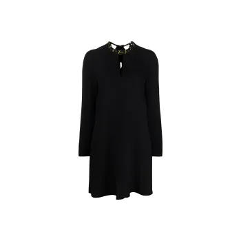 Zimmermann Chain-embellished Crepe Minidress