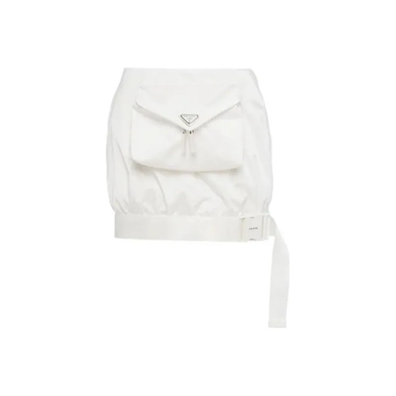 PRADA SS21 Casual Short Skirts Women's White-0