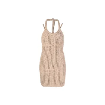 Jacquemus Knitted Halterneck Dress