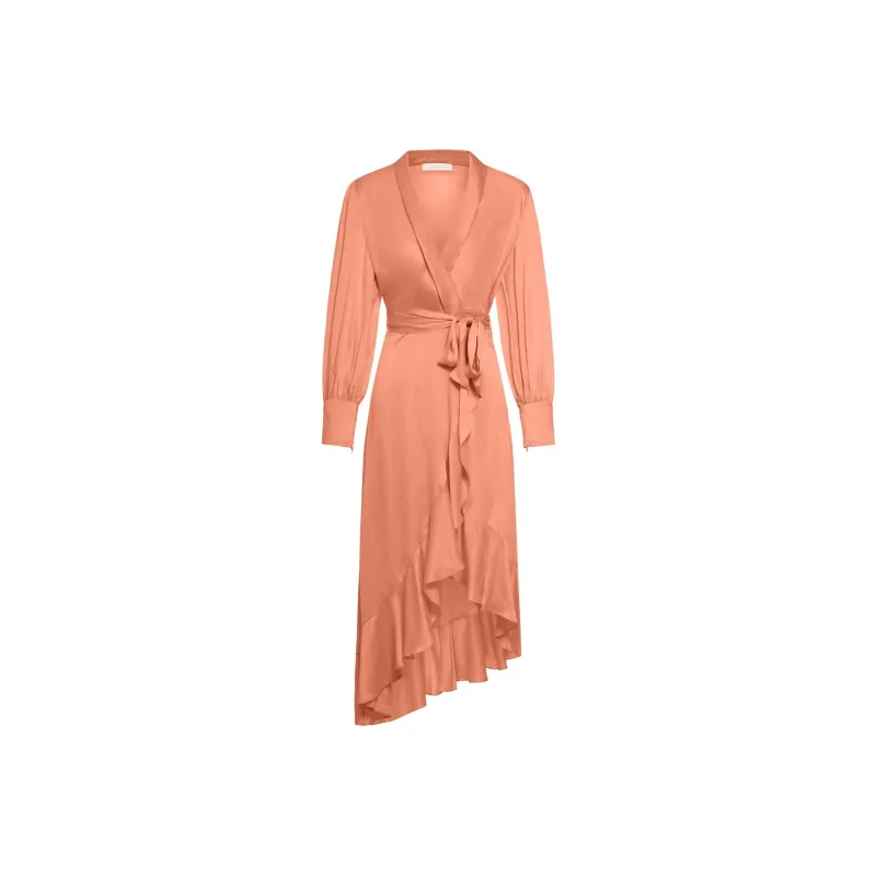Zimmermann Long-Sleeved Dresses Women's Orange-0