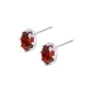 Vintage Red Stud Earrings[999 Fine Silver]