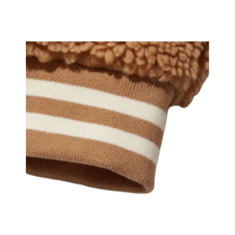 New Era Velvet feel Coat Unisex Brown-3