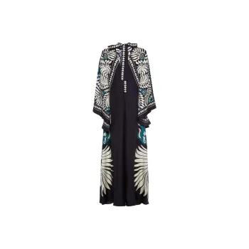 La DoubleJ Magnifico Abstract print Silk Dress
