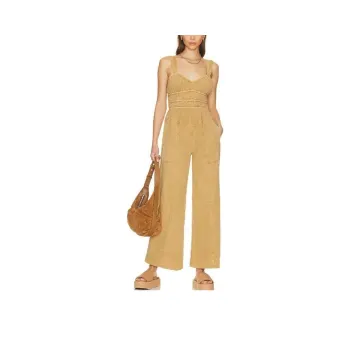 FREE PEOPLE Jumpsuit Women's Beige