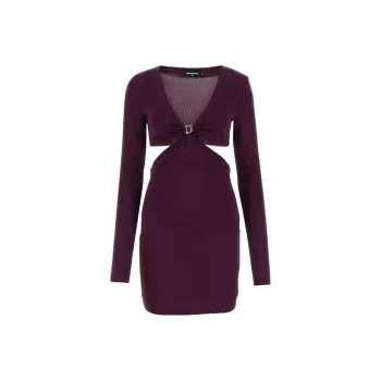 DSQUARED 2 Cut-Out Long-Sleeved Mini Dress
