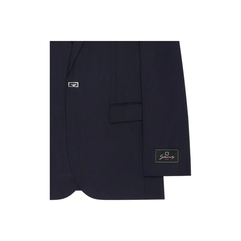 Givenchy SS25 Business Suit Coat Men's Midnight Blue-4