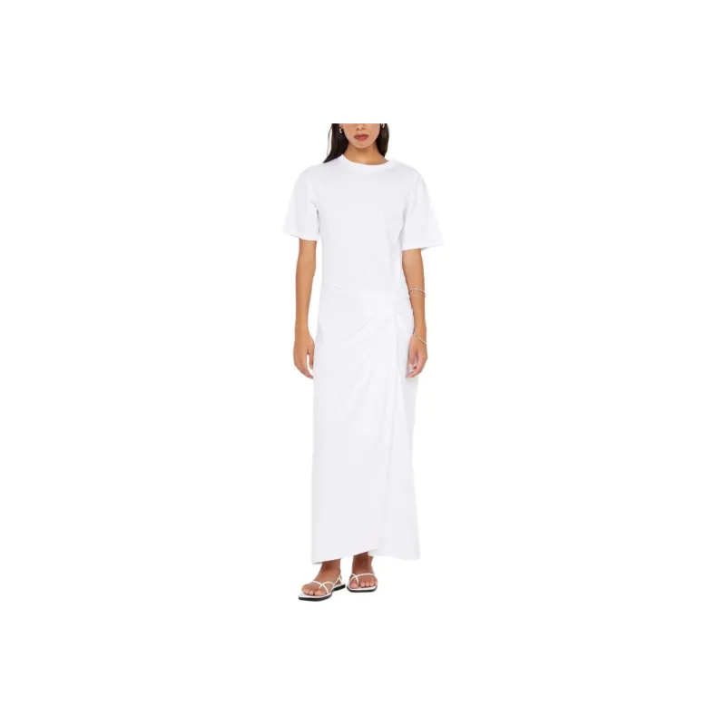BEC+BRIDGE SIMI MAXI DRESS Short Sleeved Dresses Women's WHITE/White-0