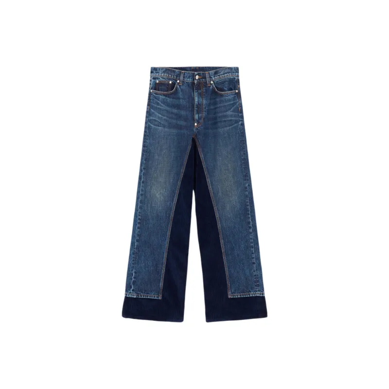 Stella McCartney High Rise Panelled Jeans-0