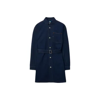 Burberry Japanese Belted Buttoned Denim Shirt Dress