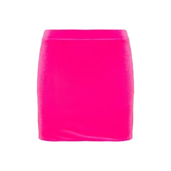 Vetements Casual Short Skirts Women's Rose Red