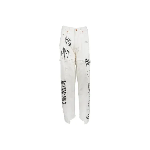 Vetements Jeans Women's White