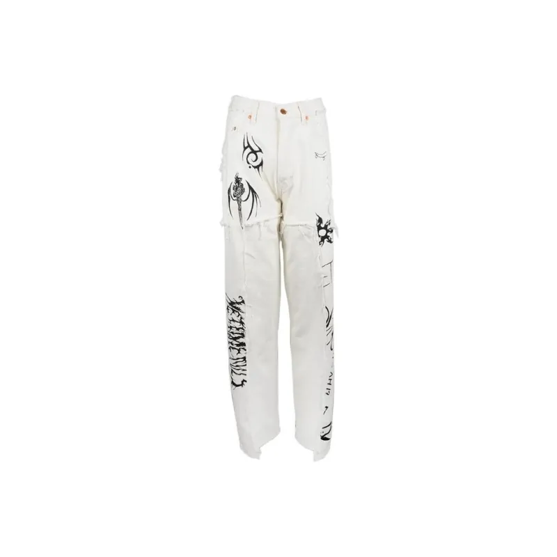 Vetements Jeans Women's White-0