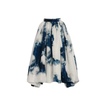 Alexander McQueen Casual Long Skirts Women's Blue