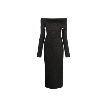 KHAITE Over-The-Shoulder Slim Fit Dress