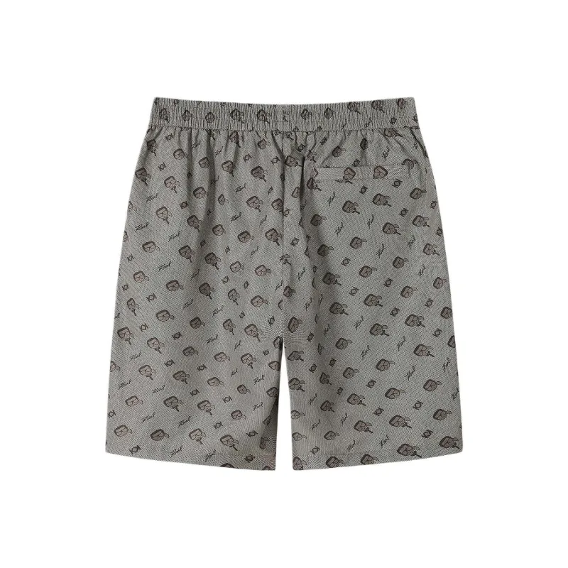 KARL LAGERFELD Casual Shorts Men's Coffee-1