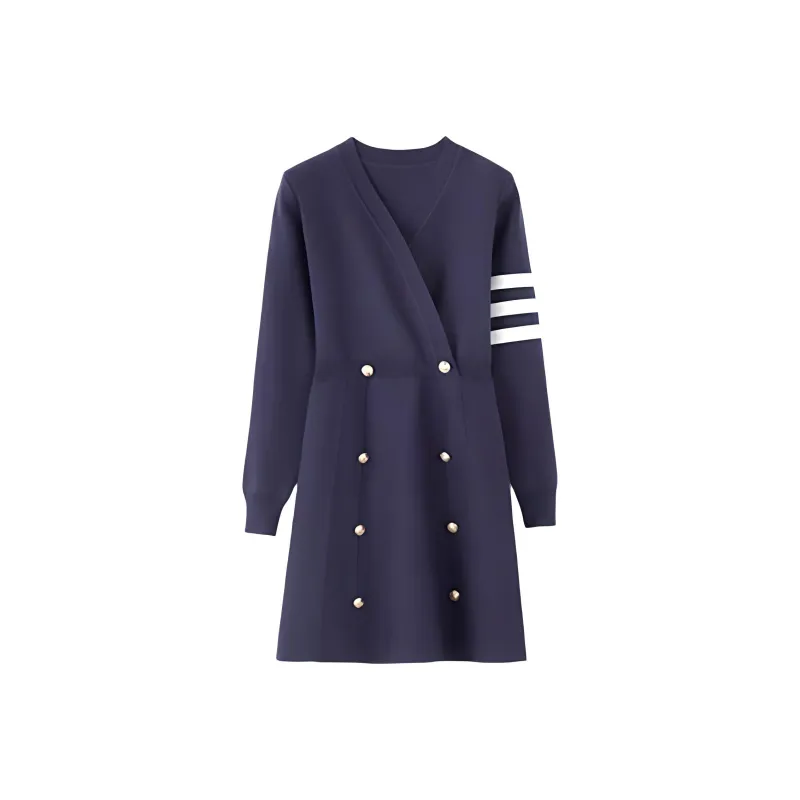 KEAB Long-Sleeved Dresses Women's Blue-0
