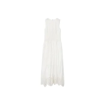 MUNJOUR Sleeveless Dress Women's South France White