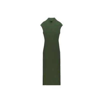 ZARA Sleeveless Dresses Women's Green