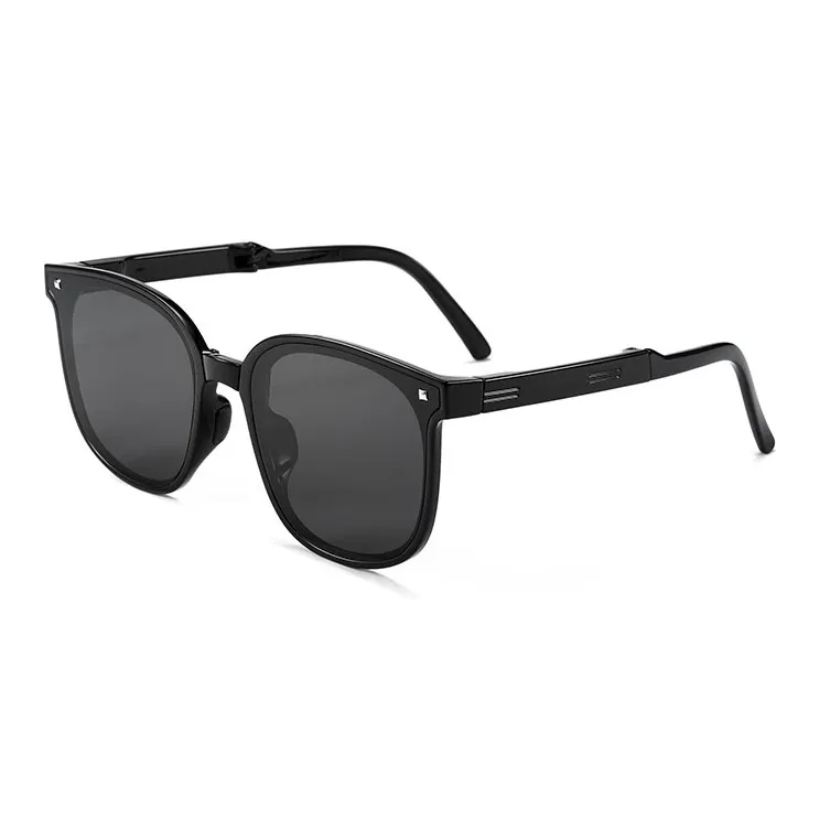 LASHION TR/Memory Plastic Square Sunglasses Unisex-8