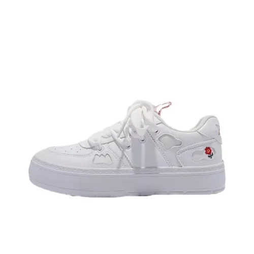 BINGO DUCK Slip Resistant Low Top Skateboard Shoes Women's