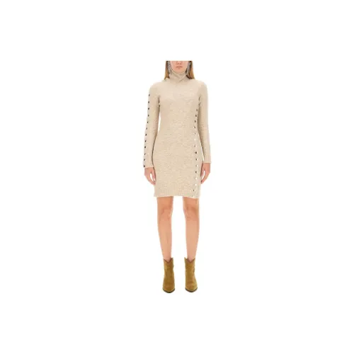 ISABEL MARANT Turtleneck Knitted Mini Dress