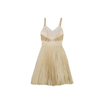 Burberry FW23 Slip Dresses Women's Beige