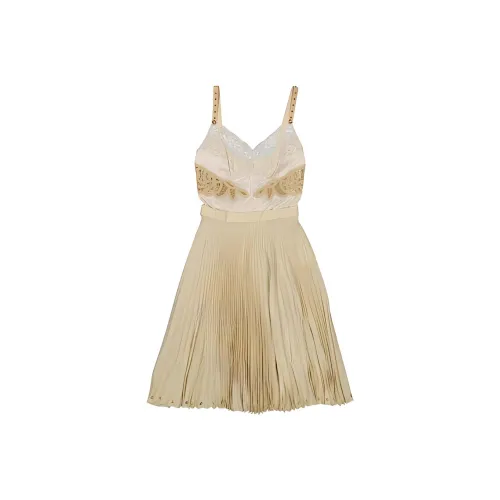 Burberry FW23 Slip Dresses Women's Beige