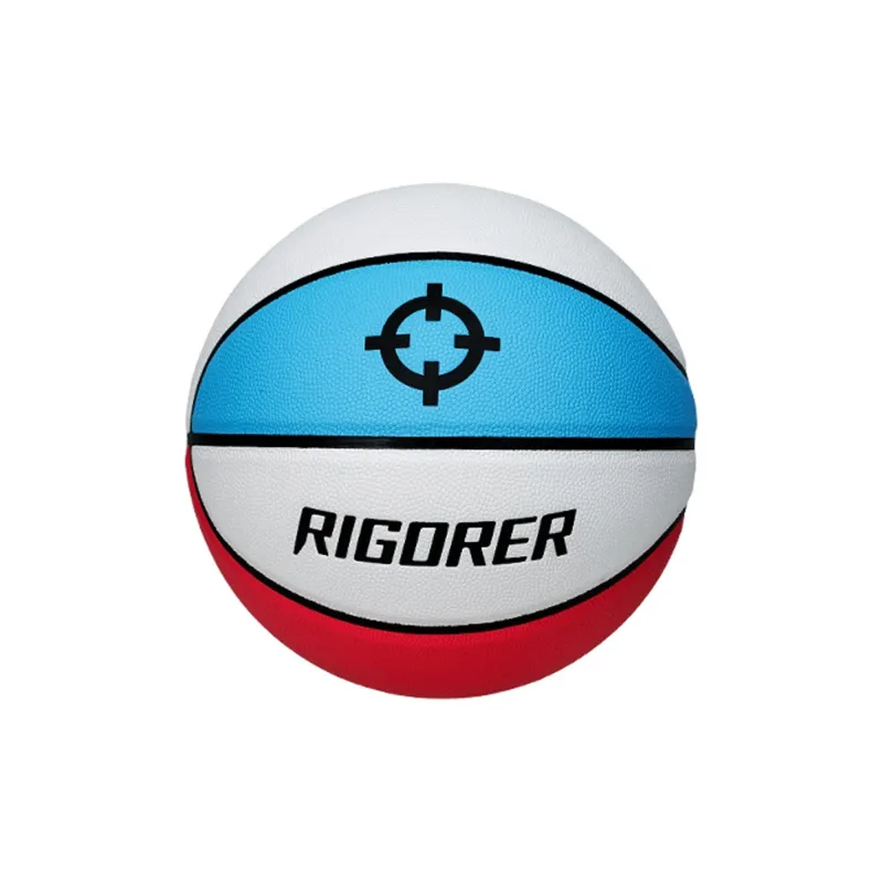 RIGORER Sniper 1 PU Basketball Red White Blue Size 76 Size 5 Blue Ball Training-0