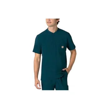 Carhartt Force Cross Flex Men's Henley Scrub Top T Shirt Men's