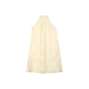 EIDOLON GRAIN Sleeveless Dresses Women's Apricot
