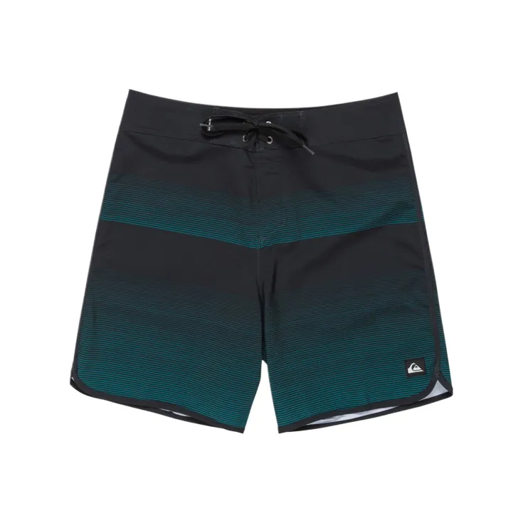 Quiksilver Surfsilk Scallop Beach Shorts Men's Turquoise-1